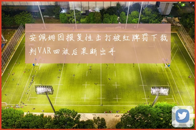 安佩姆因报复性击打被红牌罚下裁判VAR回放后果断出手